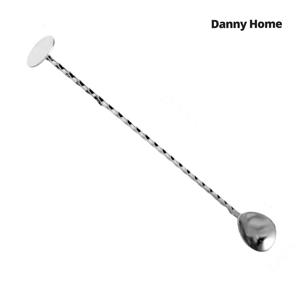 Danny Home Stainless Steel Cocktail Spoon 25.5cm for Bar-Tending